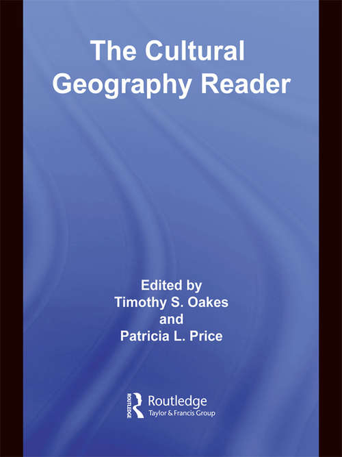 Book cover of The Cultural Geography Reader
