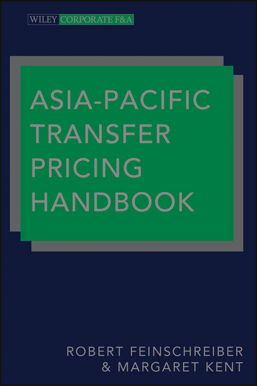Book cover of Asia-Pacific Transfer Pricing Handbook (Wiley Corporate F&A #592)