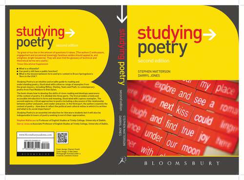 Book cover of Studying Poetry: The American Poetry Book (2) (Studying... #2)