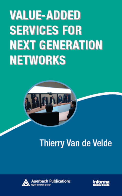 Book cover of Value-Added Services for Next Generation Networks