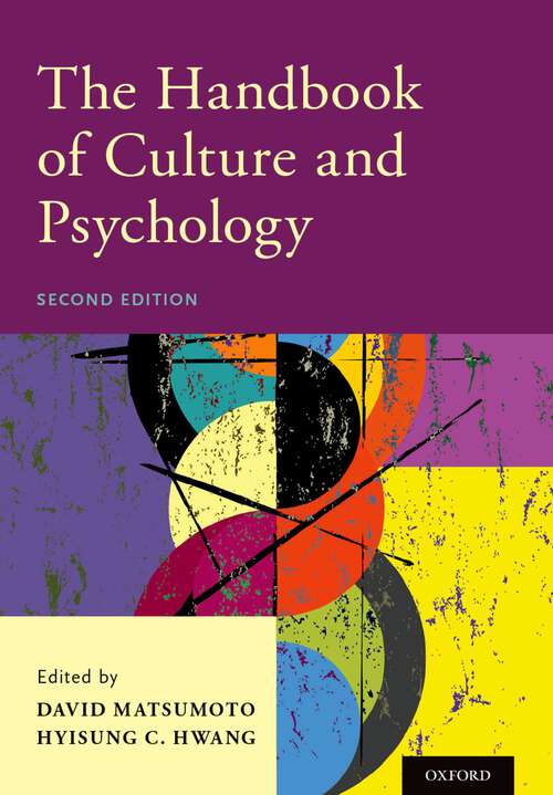 Book cover of The Handbook of Culture and Psychology