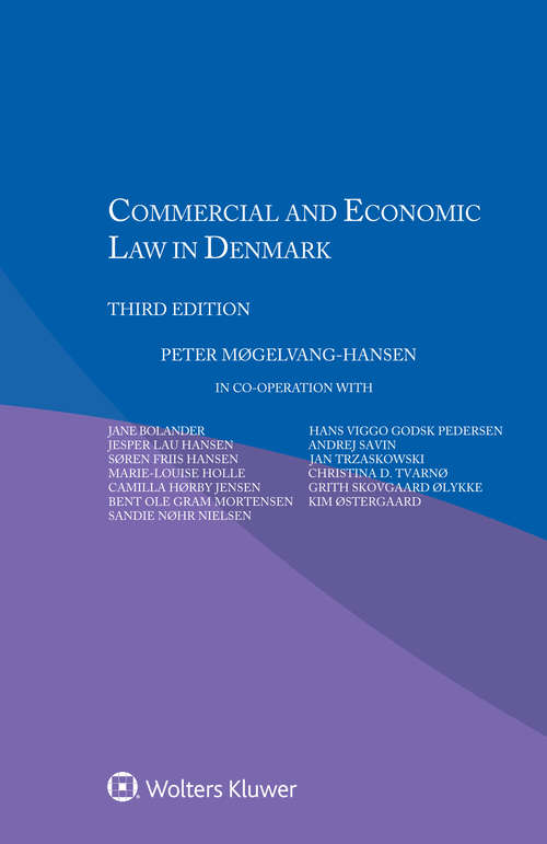 Book cover of Commercial and Economic Law in Denmark (3)