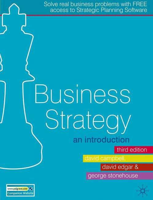 Book cover of Business Strategy: An Introduction (PDF)