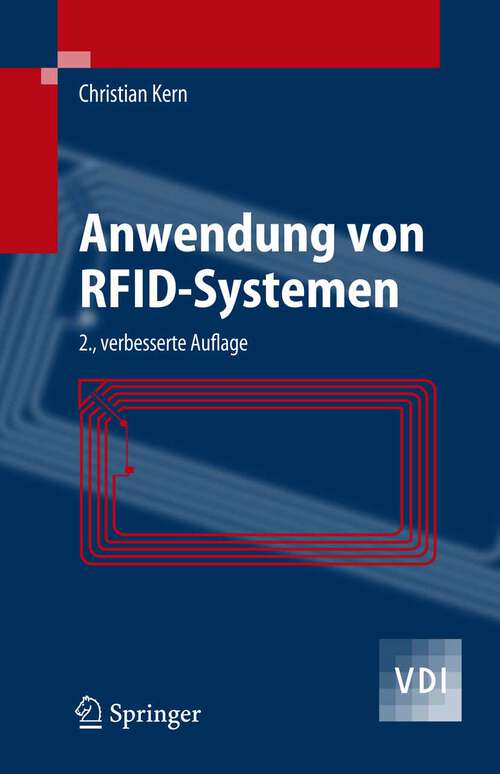 Book cover of Anwendung von RFID-Systemen (2., verb. Aufl. 2007) (VDI-Buch)