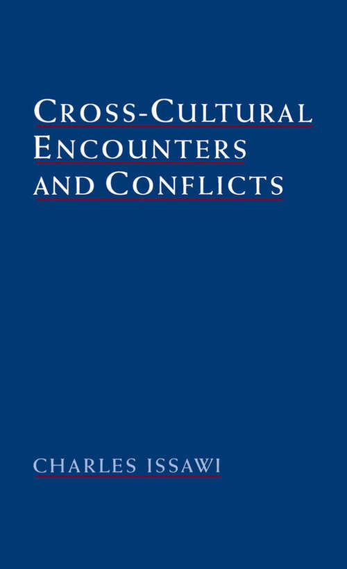 Book cover of Cross-cultural Encounters And Conflicts