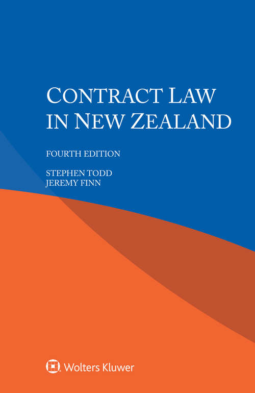 Book cover of Contract Law in New Zealand (4)