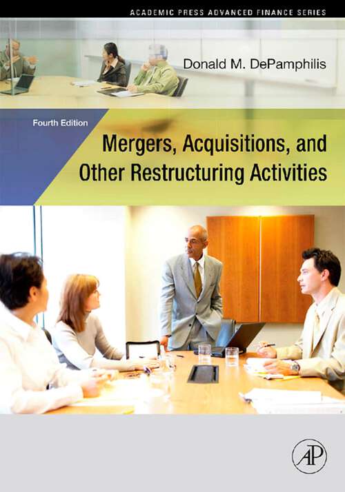 Book cover of Mergers, Acquisitions, and Other Restructuring Activities (4) (Academic Press Advanced Finance)