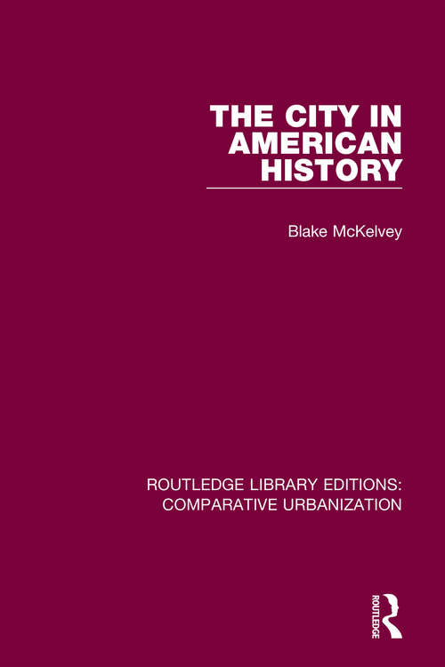 Book cover of The City in American History