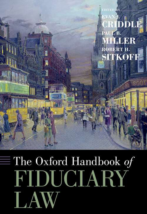 Book cover of The Oxford Handbook of Fiduciary Law (Oxford Handbooks)