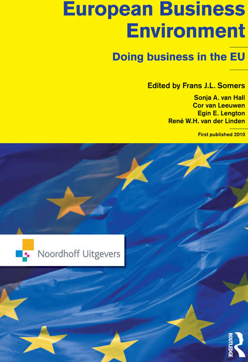 Book cover of European Business Environment: Doing Business in Europe (Routledge-Noordhoff International Editions)