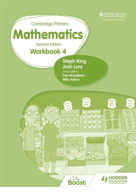 Book cover of Cambridge Primary Mathematics Workbook 4 Second Edition