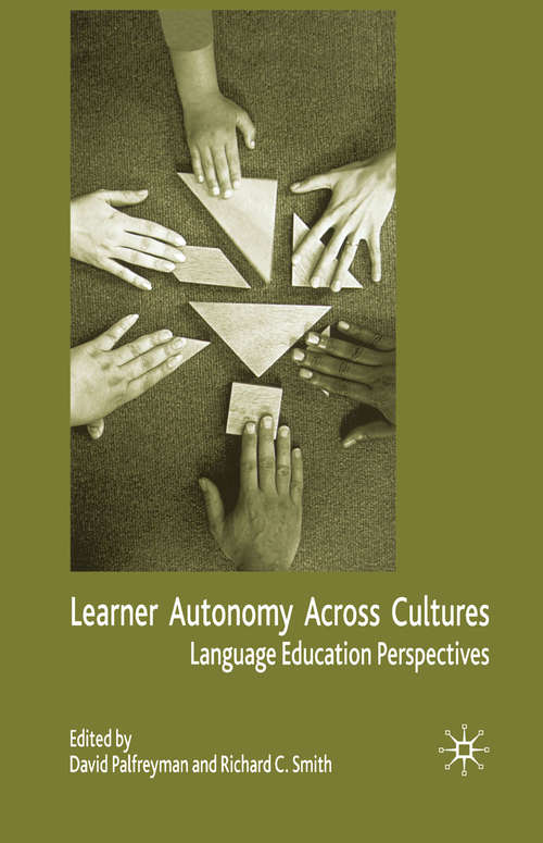 Book cover of Learner Autonomy Across Cultures: Language Education Perspectives (2003)