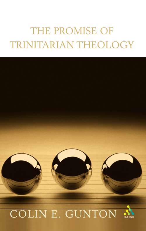 Book cover of The Promise of Trinitarian Theology