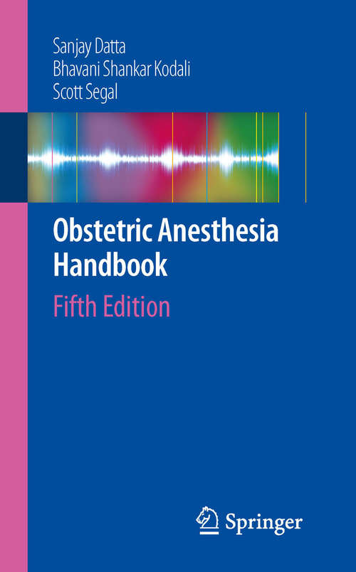 Book cover of Obstetric Anesthesia Handbook (5th ed. 2010)