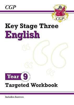 Book cover of KS3 English Year 9 Targeted Workbook (with answers)