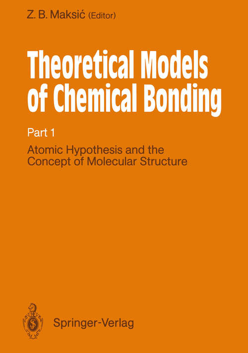 Book cover of Atomic Hypothesis and the Concept of Molecular Structure (1990) (Tertiary Level Biology)