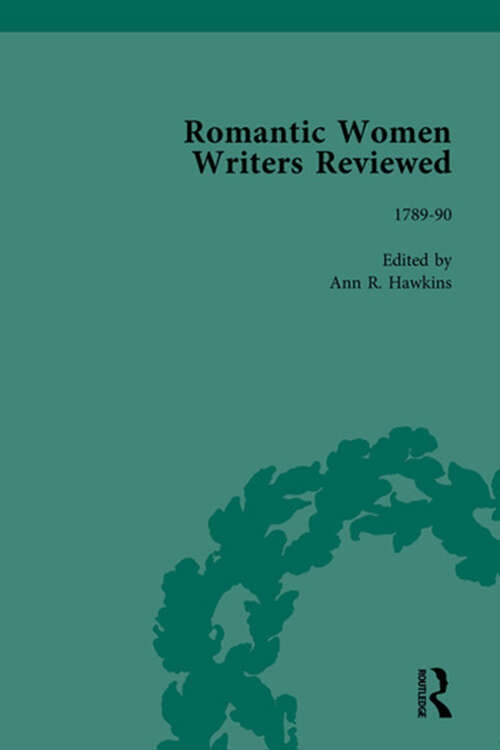 Book cover of Romantic Women Writers Reviewed, Part I