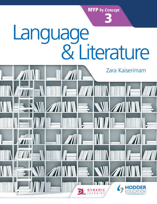 Book cover of Language and Literature for the IB MYP 3 (PDF)