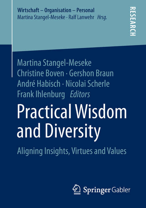 Book cover of Practical Wisdom and Diversity