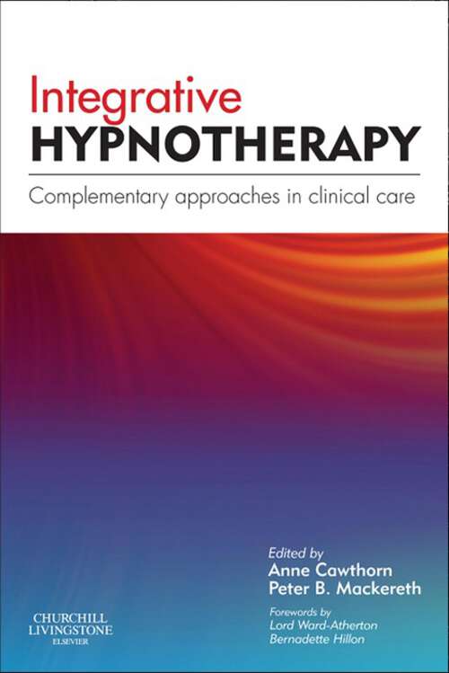 Book cover of Integrative Hypnotherapy: Complementary approaches in clinical care