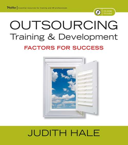 Book cover of Outsourcing Training and Development: Factors for Success