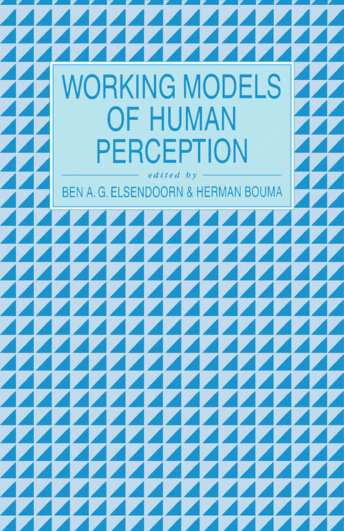 Book cover of Working Models of Human Perception