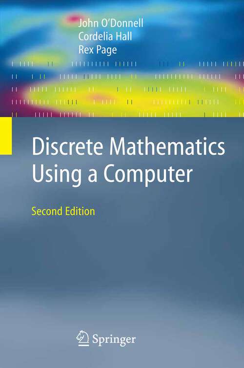 Book cover of Discrete Mathematics Using a Computer (2nd ed. 2006)