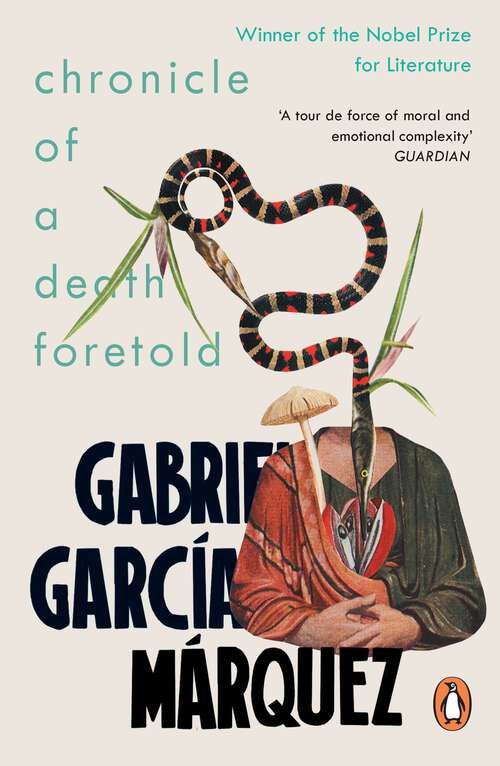 Book cover of Chronicle of a Death Foretold (Marquez 2014)