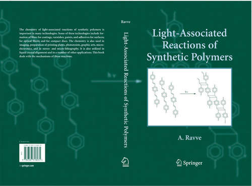 Book cover of Light-Associated Reactions of Synthetic Polymers (2006)