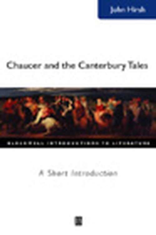 Book cover of Chaucer and the Canterbury Tales: A Short Introduction (Wiley Blackwell Introductions to Literature #48)