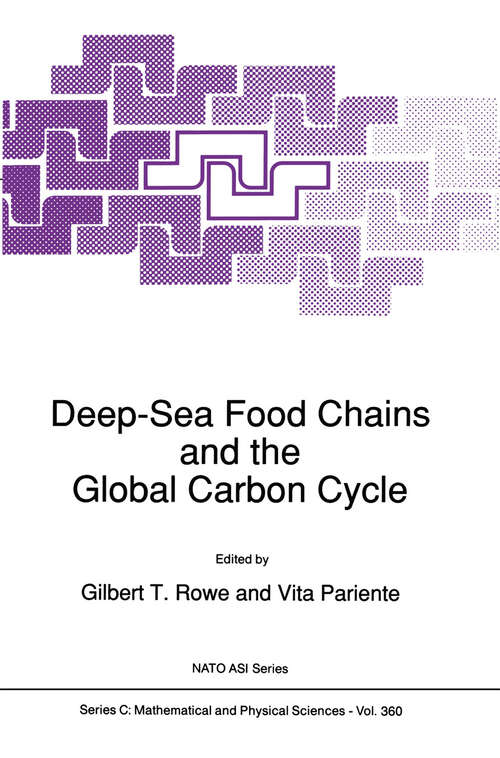 Book cover of Deep-Sea Food Chains and the Global Carbon Cycle (1992) (Nato Science Series C: #360)