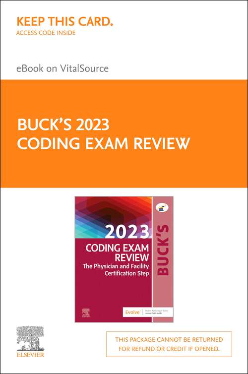 Book cover of Buck's 2023 Coding Exam Review - E-Book: Buck's 2023 Coding Exam Review - E-Book