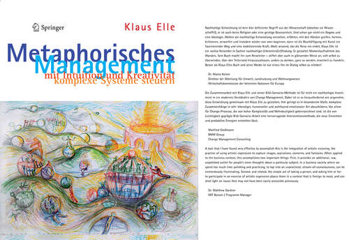Book cover of Metaphorisches Management: mit Intuition und Kreativität komplexe Systeme steuern (2012)