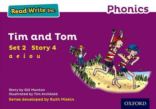 Book cover of Read Write Inc. Phonics: Purple Set 2 Storybook 4 Tim and Tom