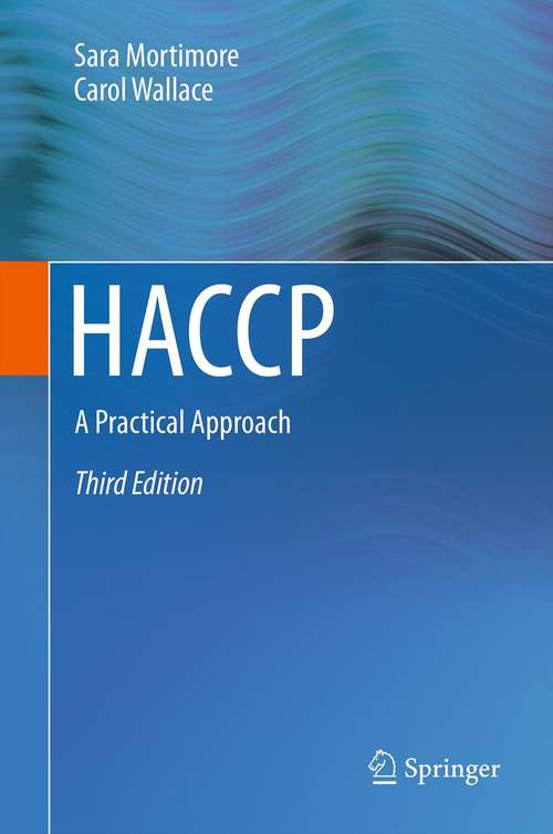 Book cover of HACCP: A Practical Approach (3rd ed. 2013)