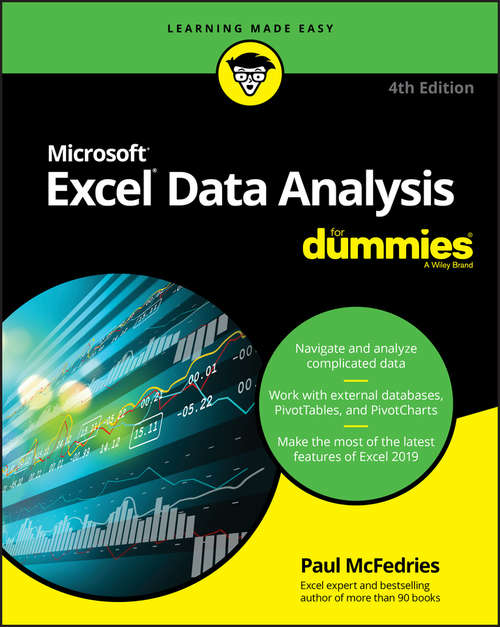 Book cover of Excel Data Analysis For Dummies (4)