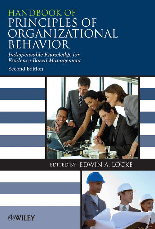 Book cover of Handbook of Principles of Organizational Behavior: Indispensable Knowledge for Evidence-Based Management (2)