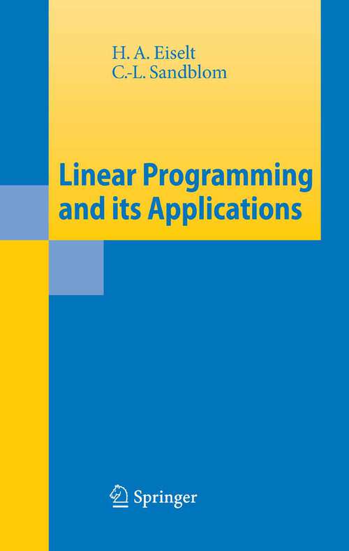 Book cover of Linear Programming and its Applications (2007)