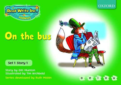 Book cover of On The Bus (Read Write Inc. Phonics, GREEN, SET 1) (PDF)