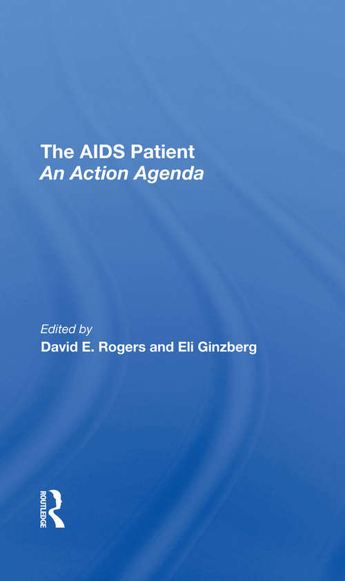 Book cover of The Aids Patient: An Action Agenda