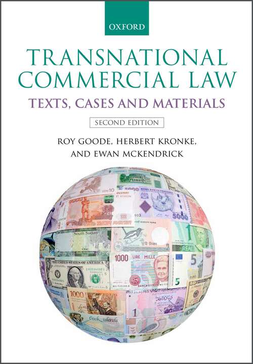 Book cover of Transnational Commercial Law: Texts, Cases and Materials
