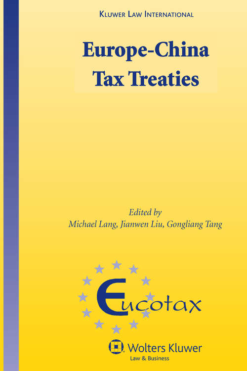 Book cover of Europe-China Tax Treaties