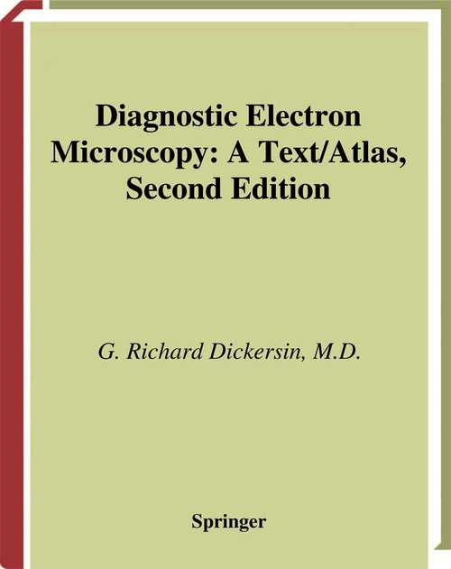 Book cover of Diagnostic Electron Microscopy: A Text/Atlas (2nd ed. 2000)