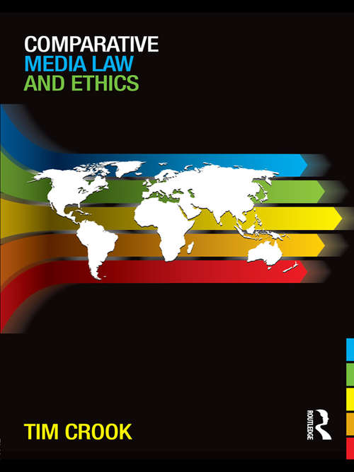 Book cover of Comparative Media Law and Ethics