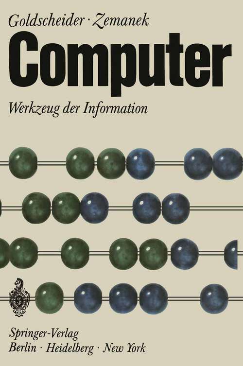 Book cover of Computer: Werkzeug der Information (1971)