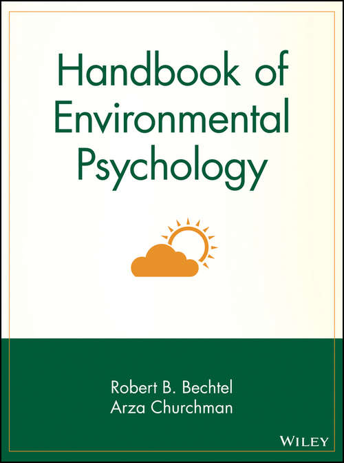 Book cover of Handbook of Environmental Psychology