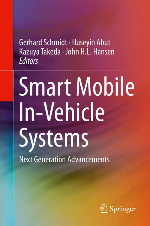 Book cover of Smart Mobile In-Vehicle Systems: Next Generation Advancements (2014)