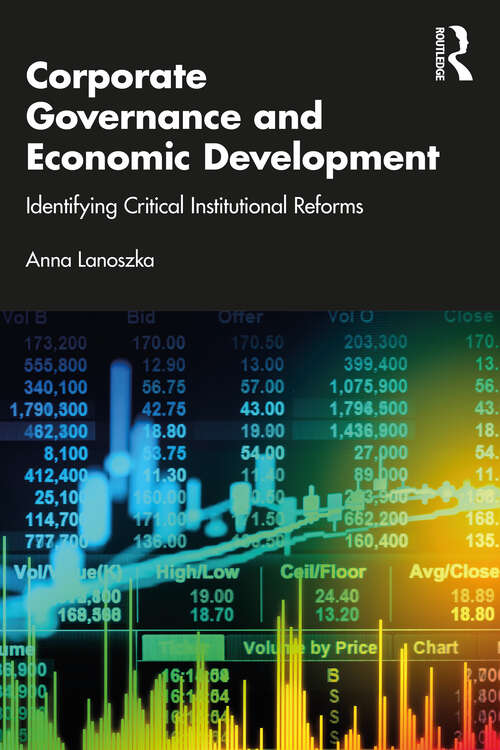 Book cover of Corporate Governance and Economic Development: Identifying Critical Institutional Reforms