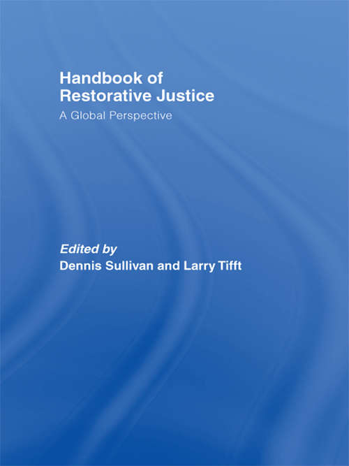 Book cover of Handbook of Restorative Justice: A Global Perspective (PDF)