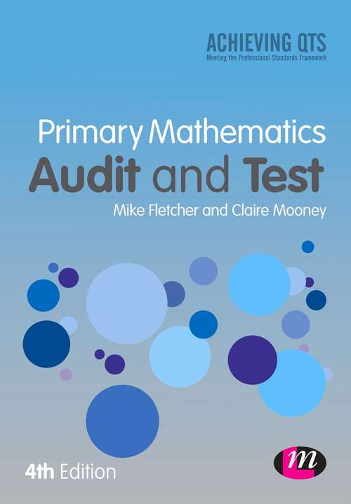 Book cover of Primary Mathematics Audit and Test (Fourth Edition) (Achieving QTS Series)